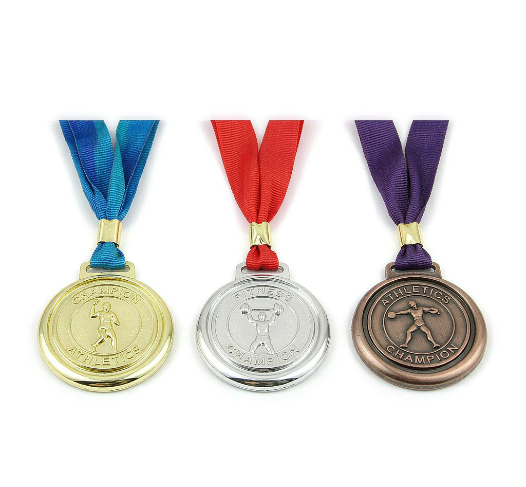 Custom award medals with ribbons