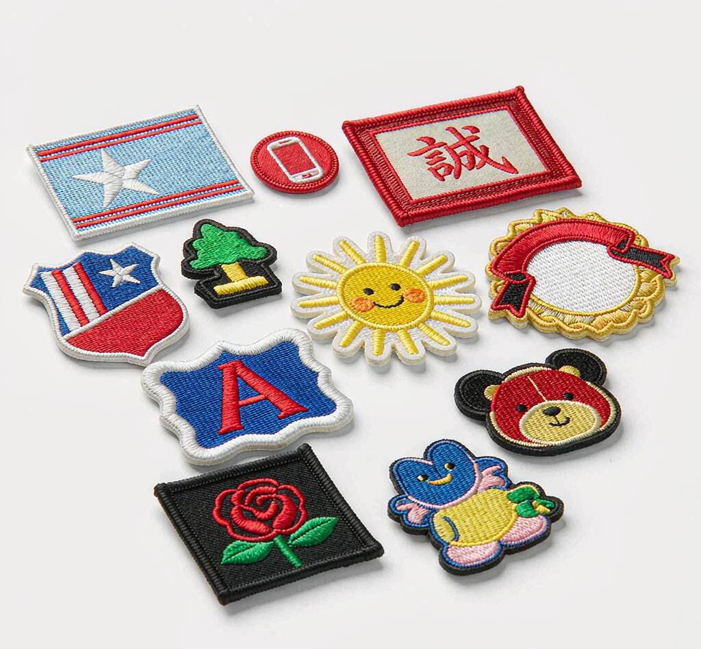 Custom embroidered patches