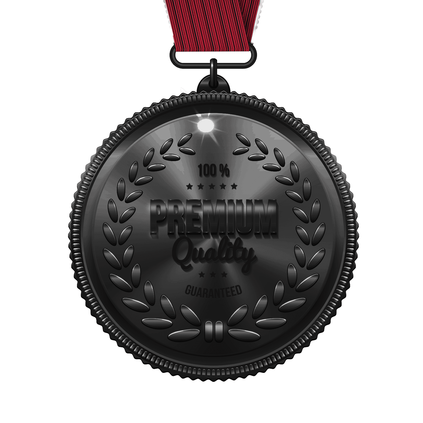 Black Metal Plating Medal