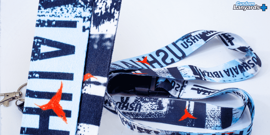 Nylon lanyard sublimation print - Custom lanyards plus