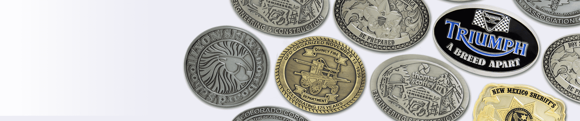 Challenge Coins Plus Belt Buckles